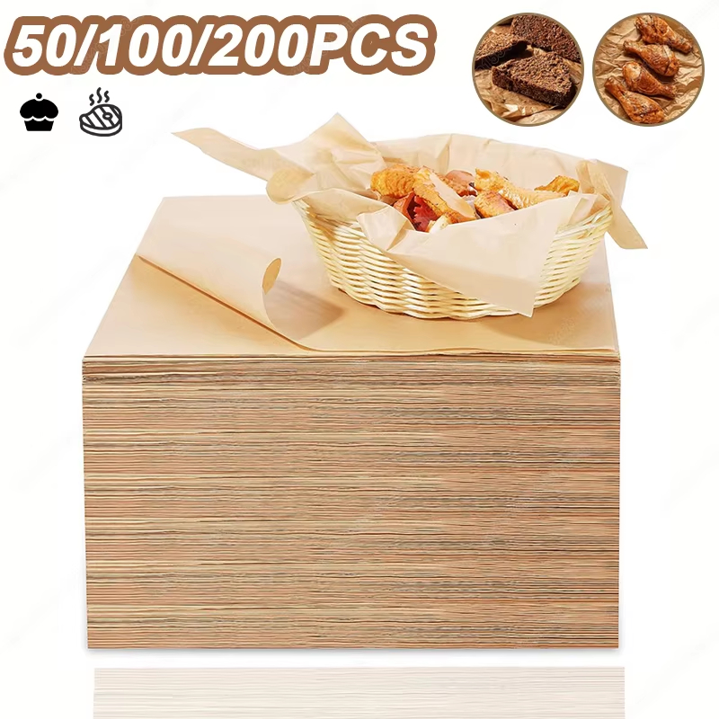 Kitchen Baking Mat - 50/100/200 قطعة ورق الخبز ورق الخبز