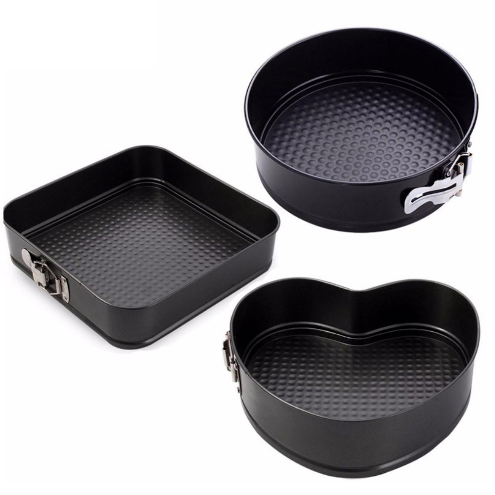 Springform Pan Set - 3 قطعة/المجموعة غير عصا سبرينغفورم كعكة