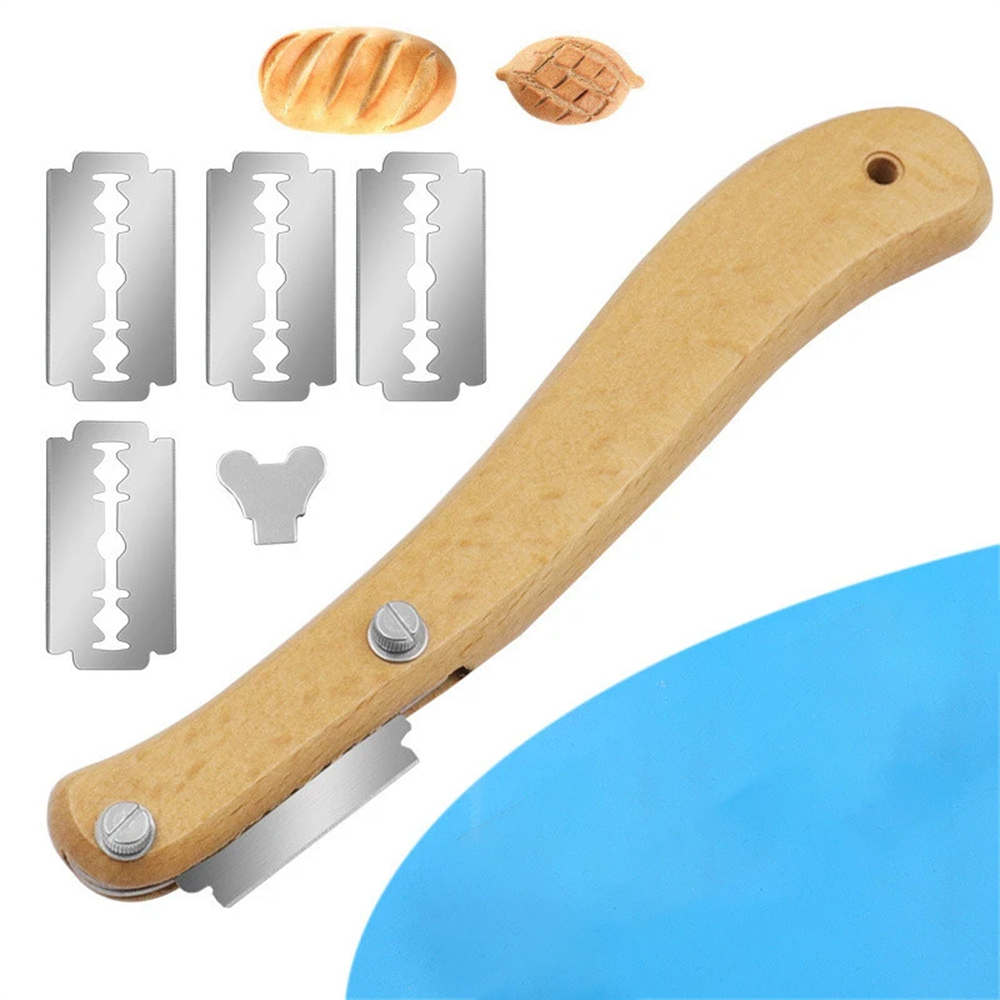 Bread Lame Scoring - 1 مجموعة ، قطاعة الخبز الفرنسية