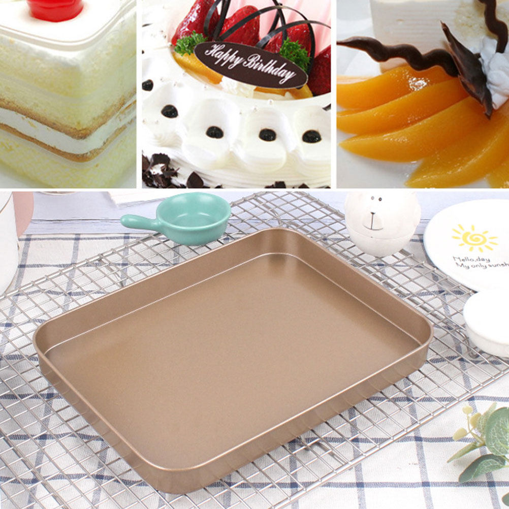 Kitchen Baking Trays - صينية كيك مستطيلة من الفولاذ الكربوني