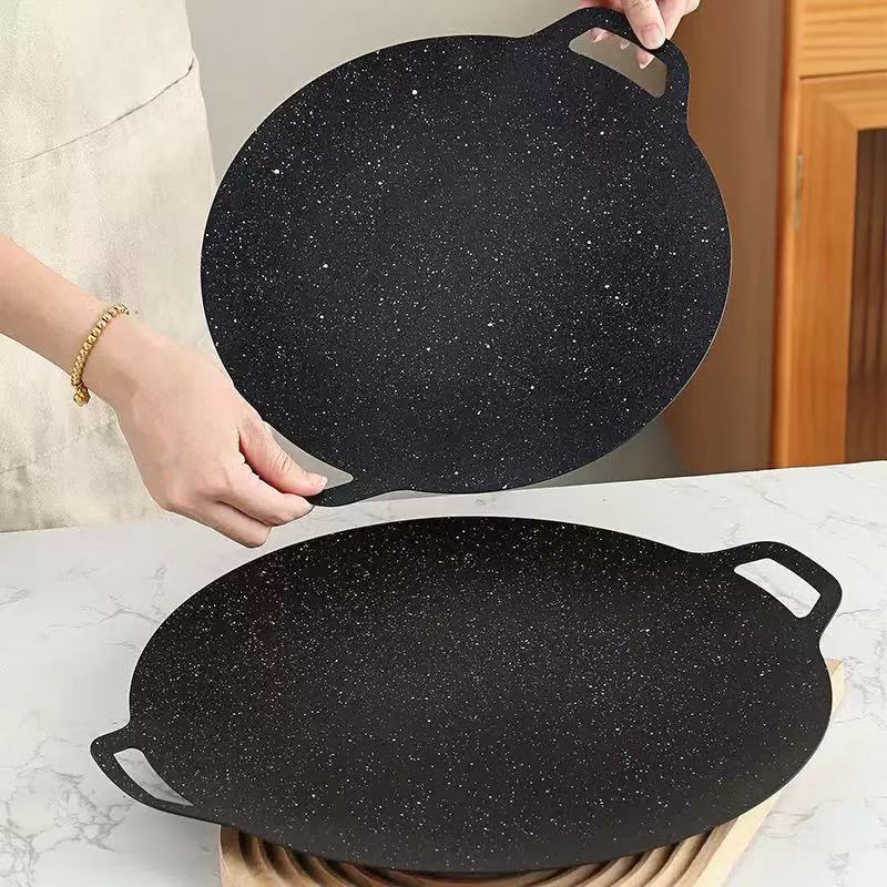 Kitchen Baking Tray Organiser - مقلاة شواء كورية رفيعة، شواية دائرية