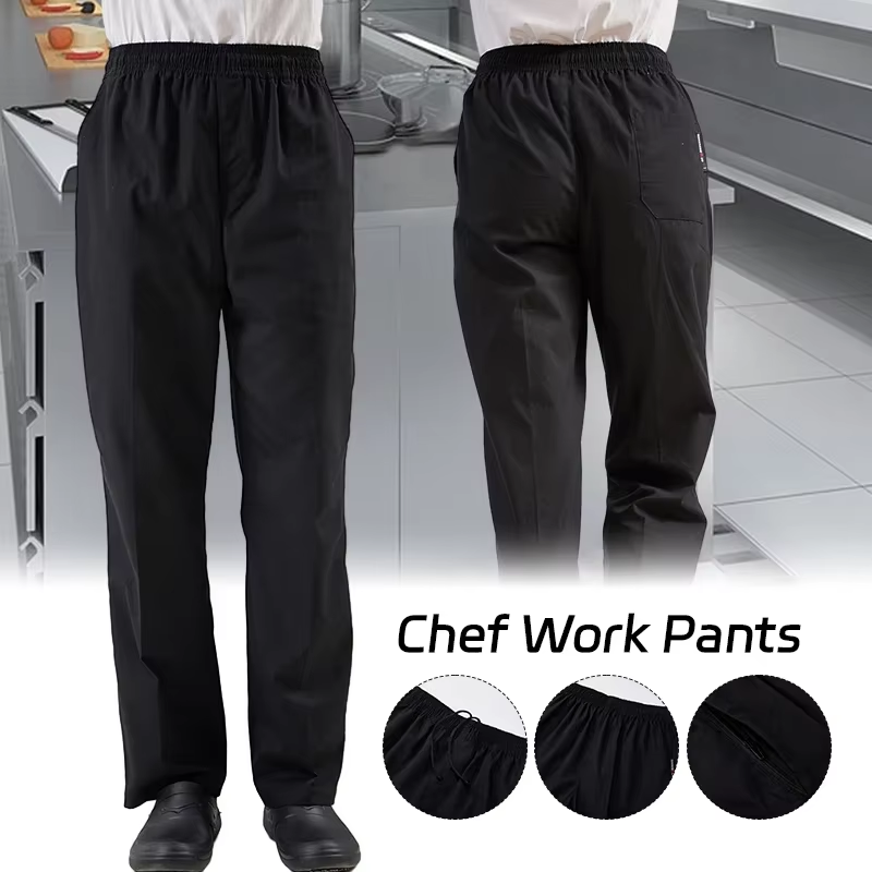 Kitchen Baking Store - سراويل طهاة عالية الجودة للرجال، بنطلونات