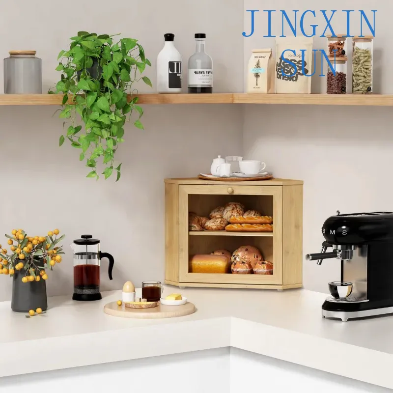 2 الطبقة الخيزران الزاوية صندو - مراجعة Kitchen Baking Corner وسعره