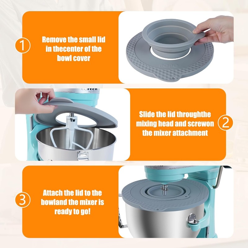 غطاء وعاء خلاط من السيليكون مت - مراجعة Kitchenaid Baking Bowl وسعره