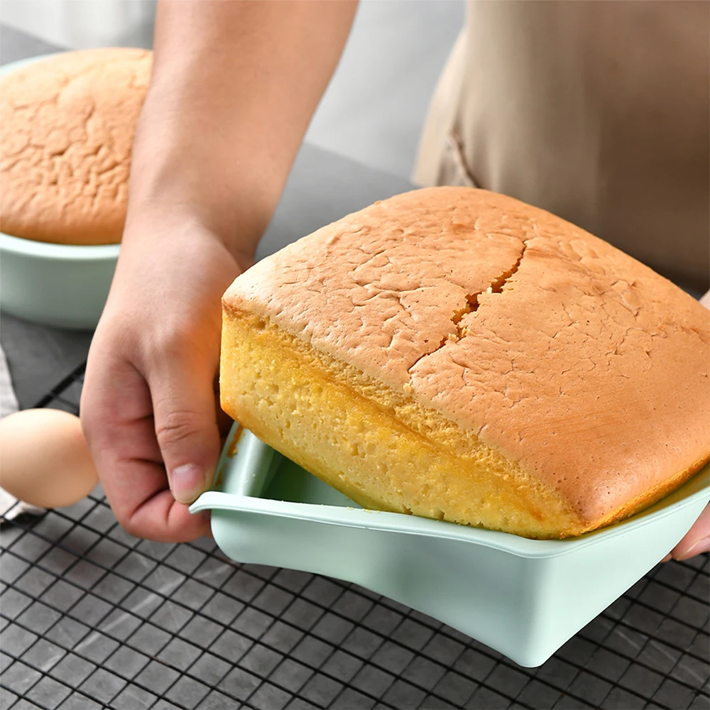 قالب سيليكون مربع الشكل سهل ال - مراجعة Kitchen Baking Store وسعره