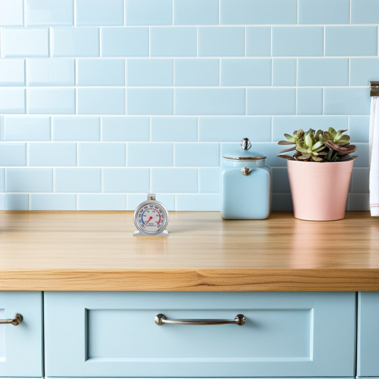 مقياس حرارة للفرن من الفولاذ ا - مراجعة Kitchen Design For Baking وسعره