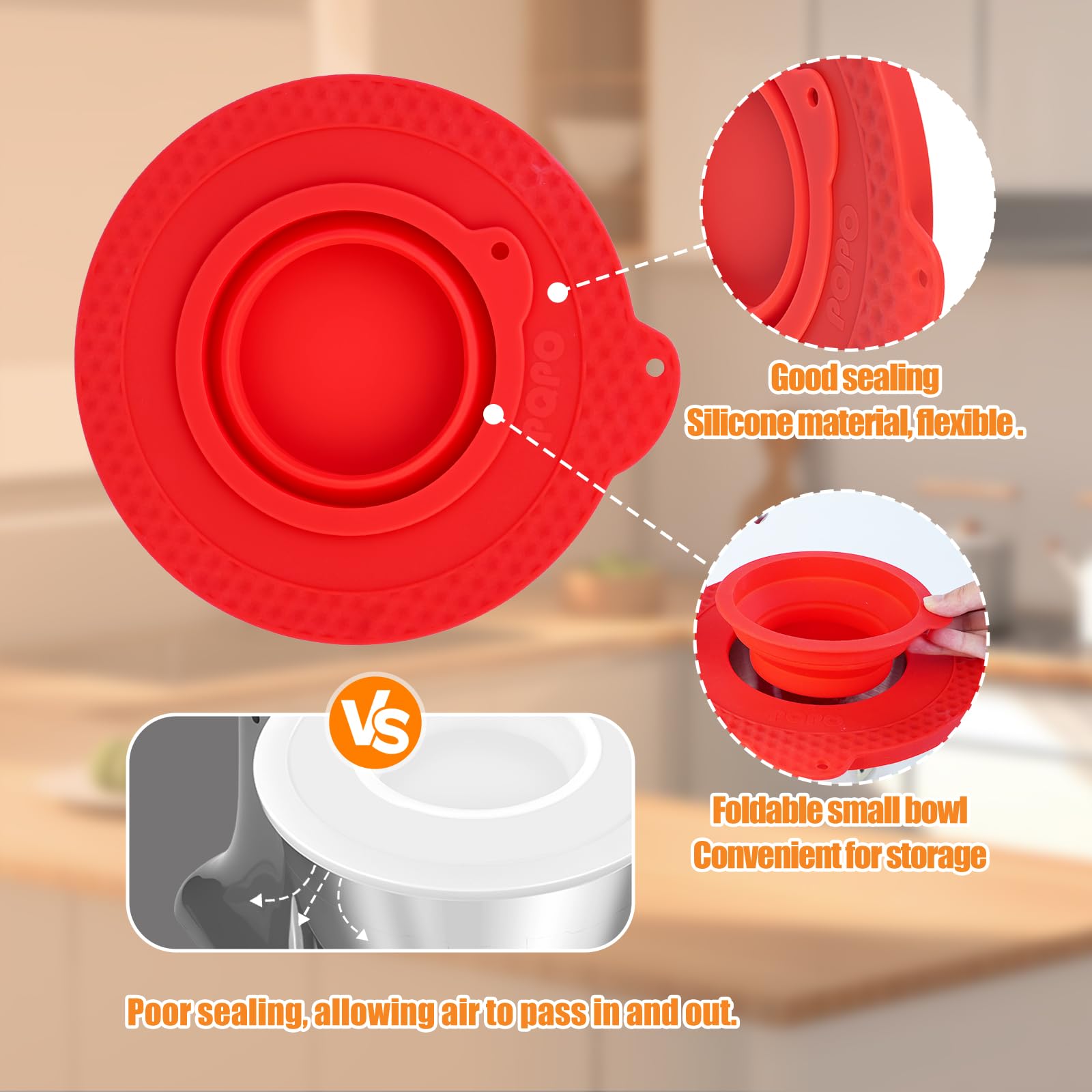 غطاء وعاء خلاط السيليكون بسعة  - مراجعة Kitchenaid Baking Bowl وسعره