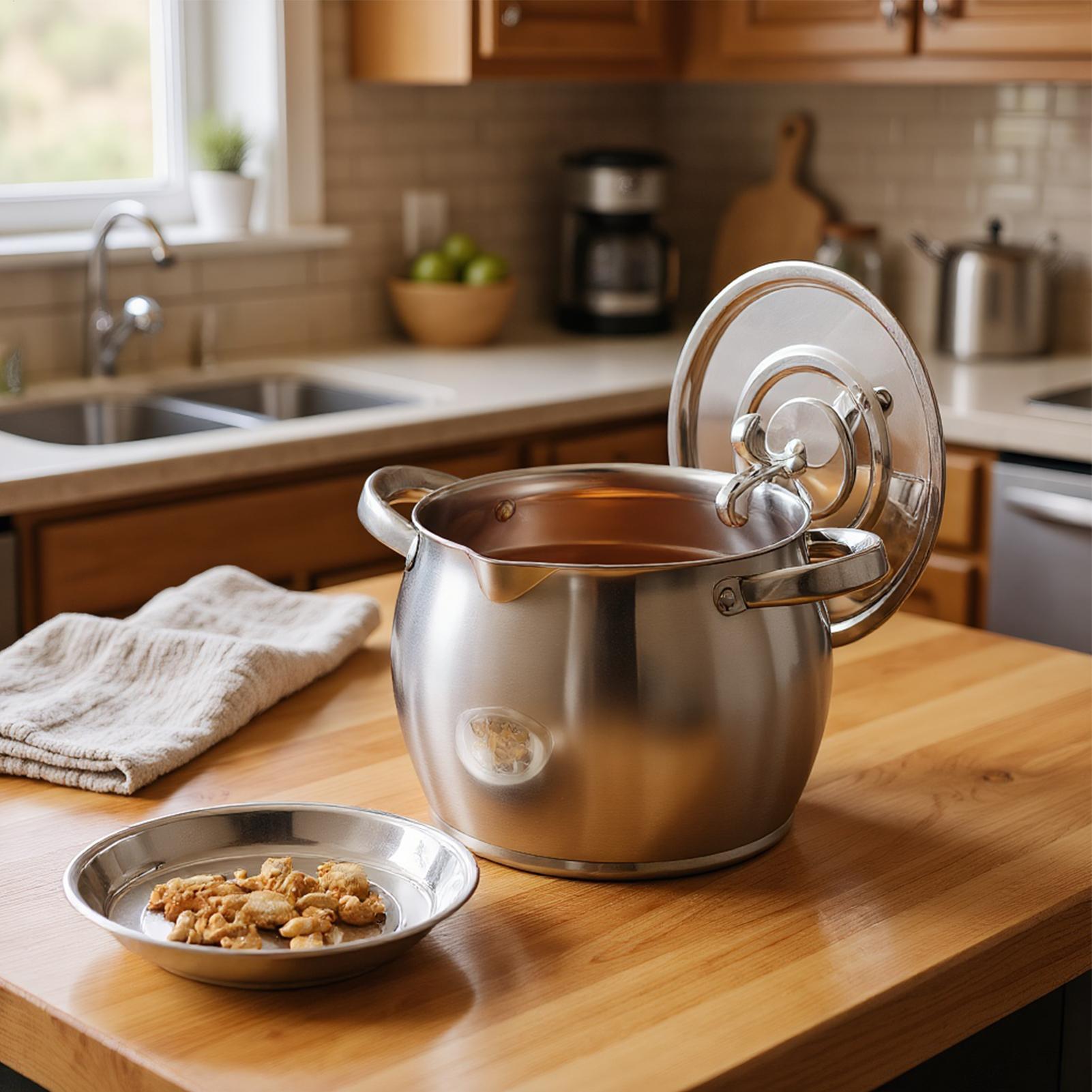 وعاء تخزين الشحوم من الفولاذ ا - مراجعة Kitchen Baking Canisters وسعره