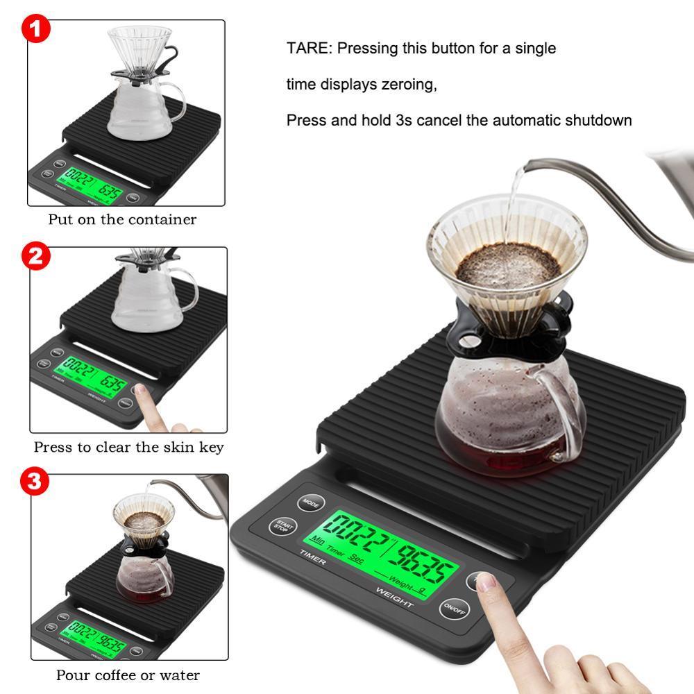 ميزان قهوة إلكتروني محمول عالي - مراجعة Kitchen Baking Timer وسعره