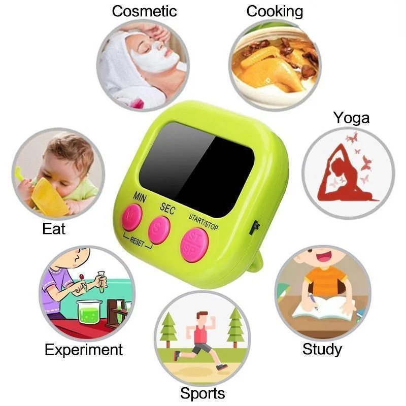 مؤقت مطبخ رقمي صغير بأرقام كبي - مراجعة Kitchen Baking Timer وسعره