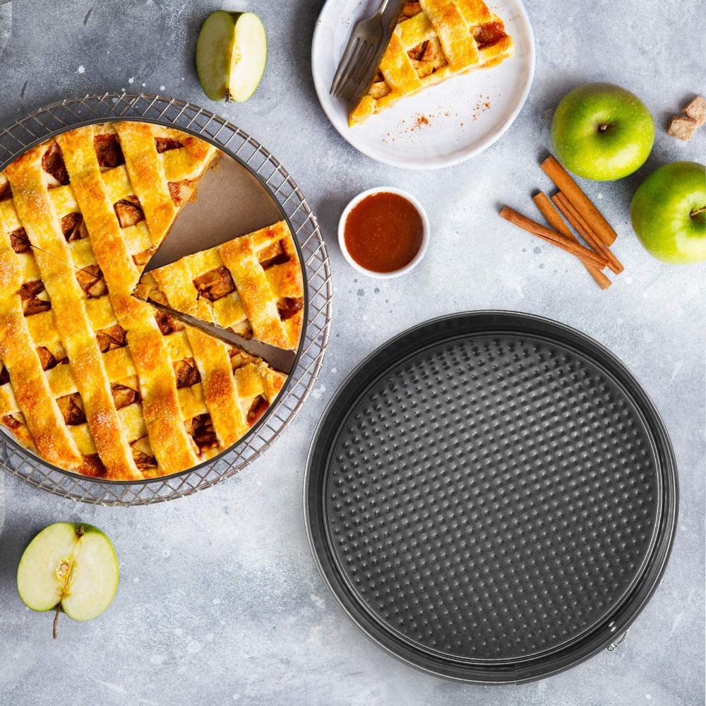 طقم قوالب كيك من الفولاذ الكرب - مراجعة Springform Pan Set وسعره