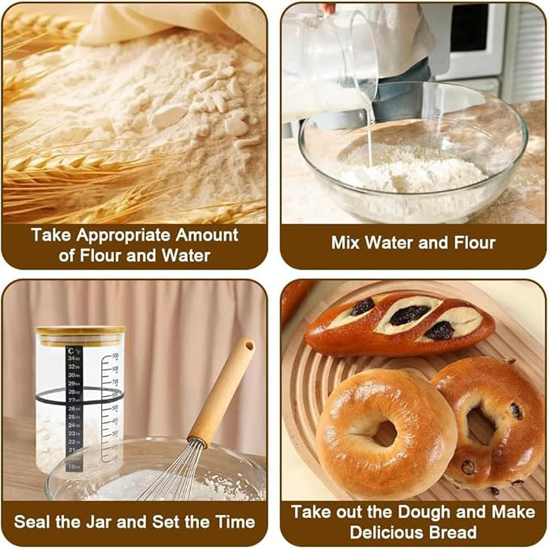 مجموعة أدوات جرة بداية العجين  - مراجعة Kitchen Baking Store وسعره