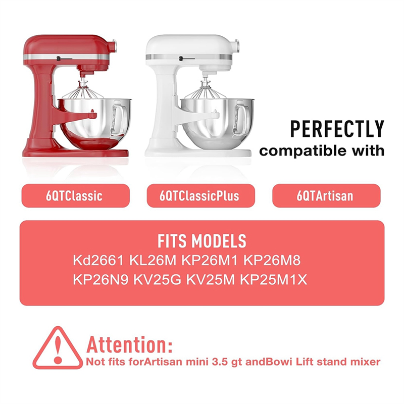 خطاف عجين احترافي من الفولاذ ا - مراجعة Kitchenaid Baking Bowl وسعره