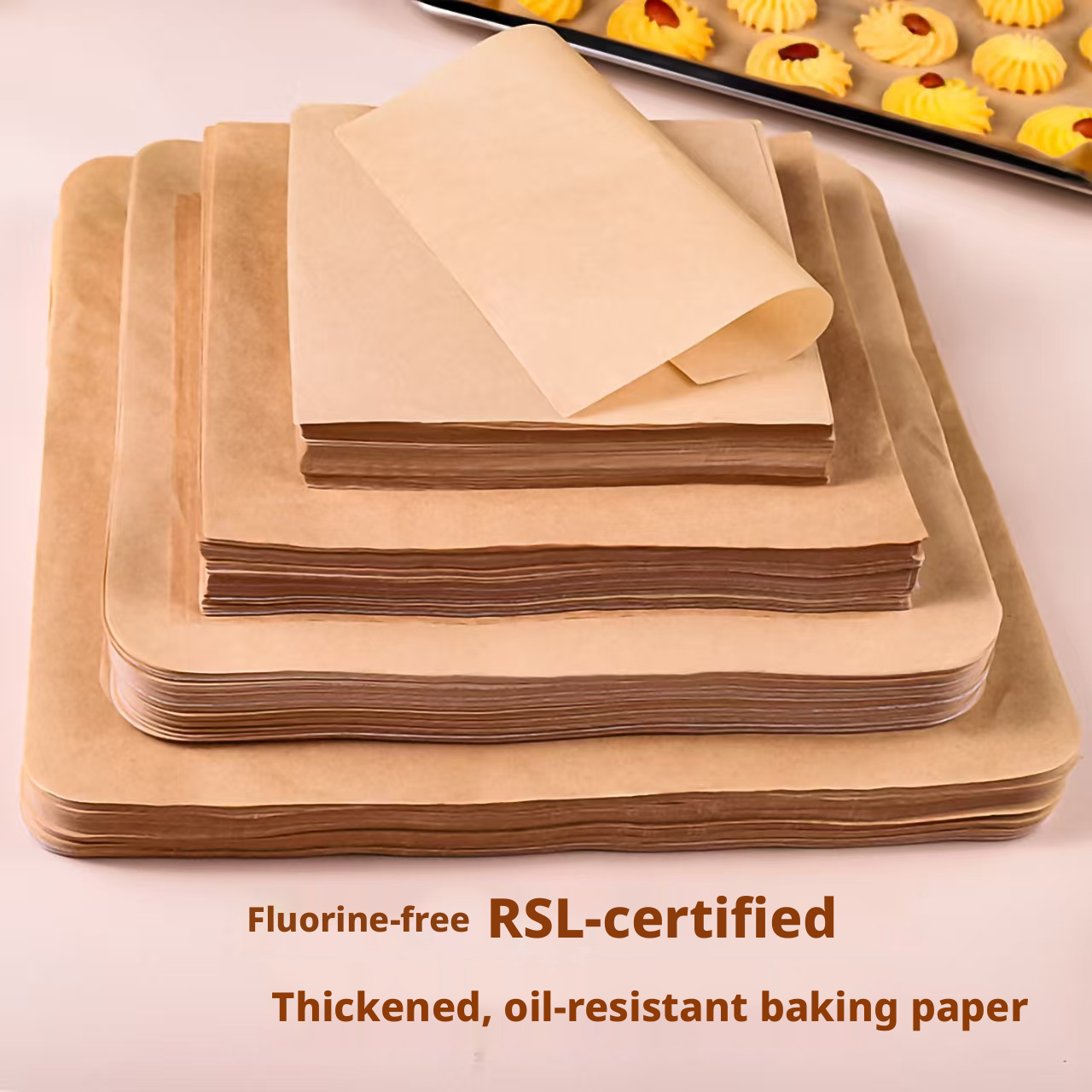 ورق سيليكون مستطيل الشكل مقاوم - مراجعة Kitchen Baking Paper وسعره