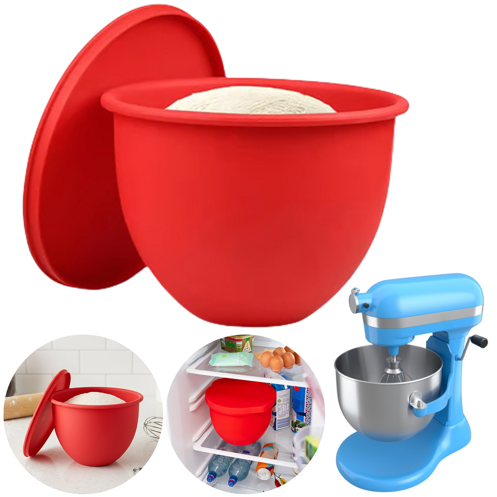 1 قطعة لوحة حماية من السيليكون - مراجعة Kitchenaid Baking Bowl وسعره