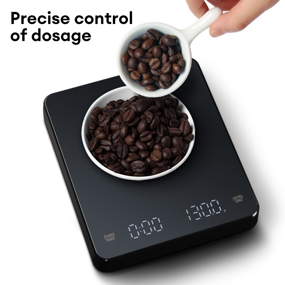 ميزان قهوة رقمي مع مؤقت شاشة L - مراجعة Kitchen Baking Timer وسعره