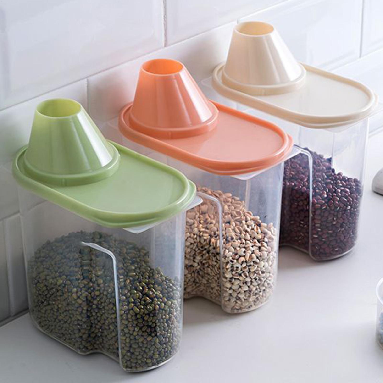 مجموعات علب للمطبخ 4 قطع 2.5 ل - مراجعة Kitchen Baking Canisters وسعره
