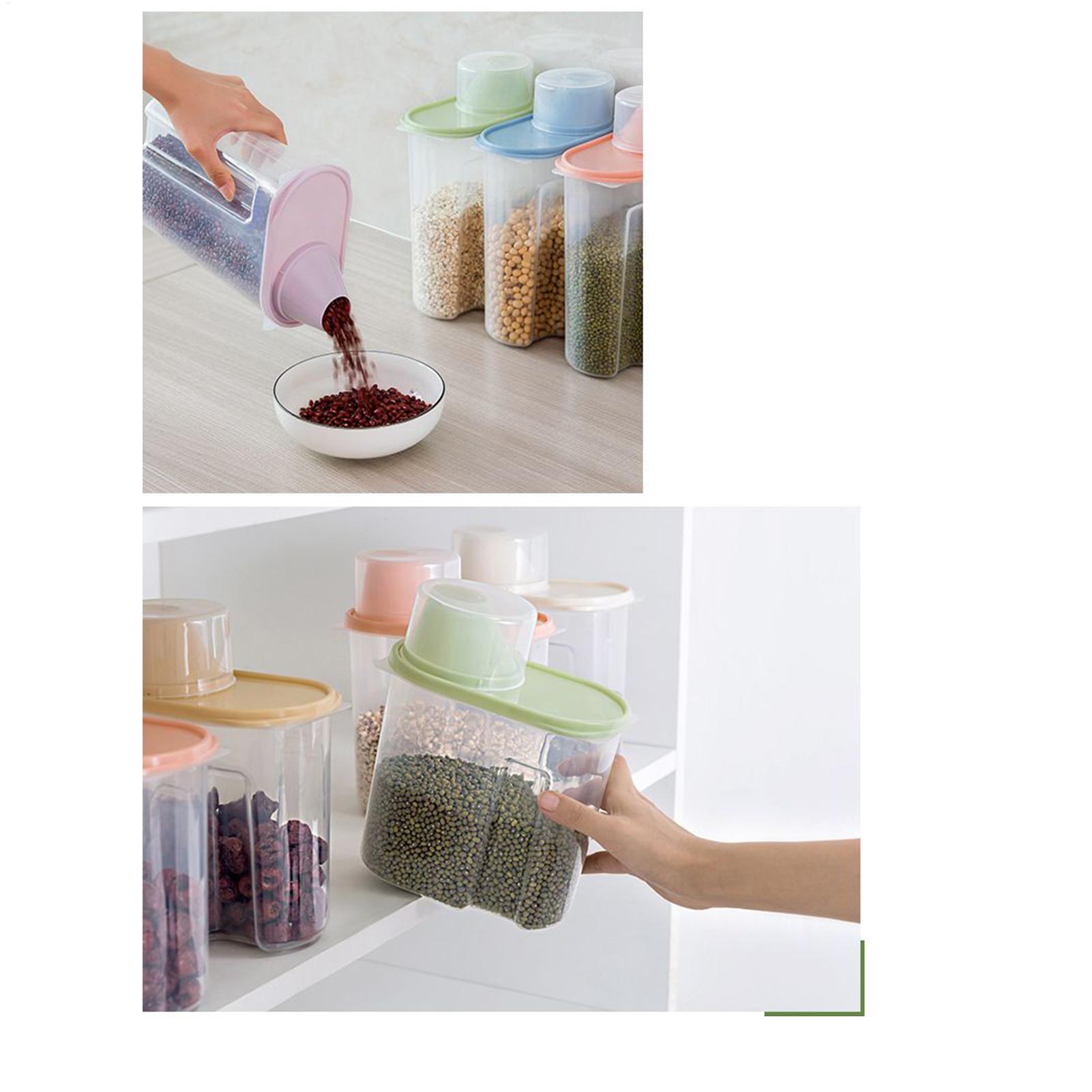مجموعات علب للمطبخ 4 قطع 2.5 ل - مراجعة Kitchen Baking Canisters وسعره