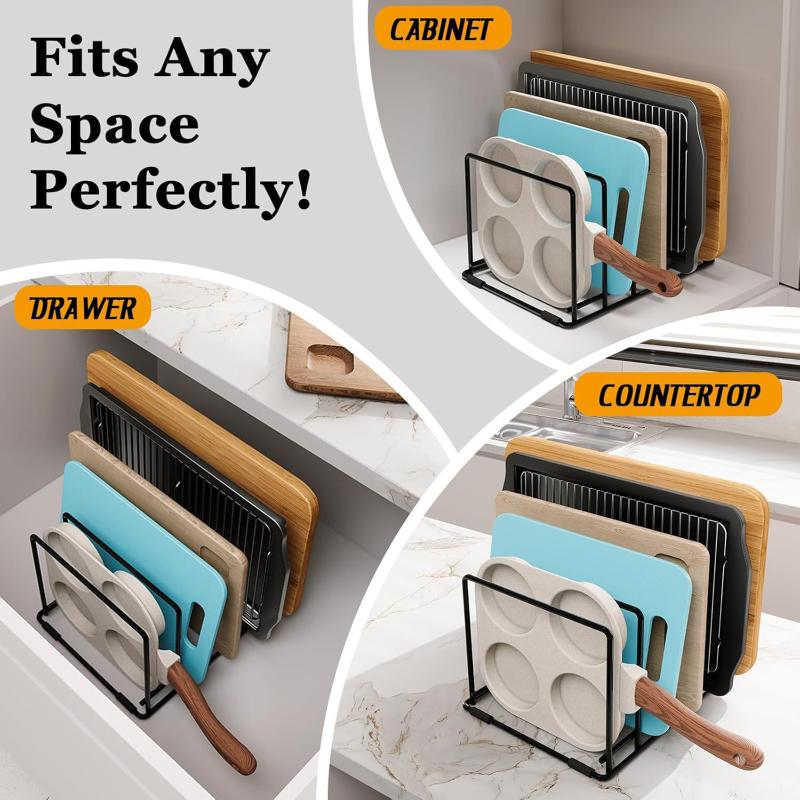 منظم أطباق المخبوزات وحامل ألو - مراجعة Kitchen Baking Organization وسعره