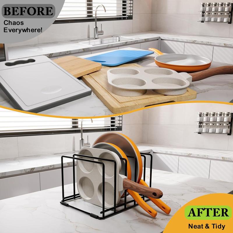 منظم أطباق المخبوزات وحامل ألو - مراجعة Kitchen Baking Organization وسعره