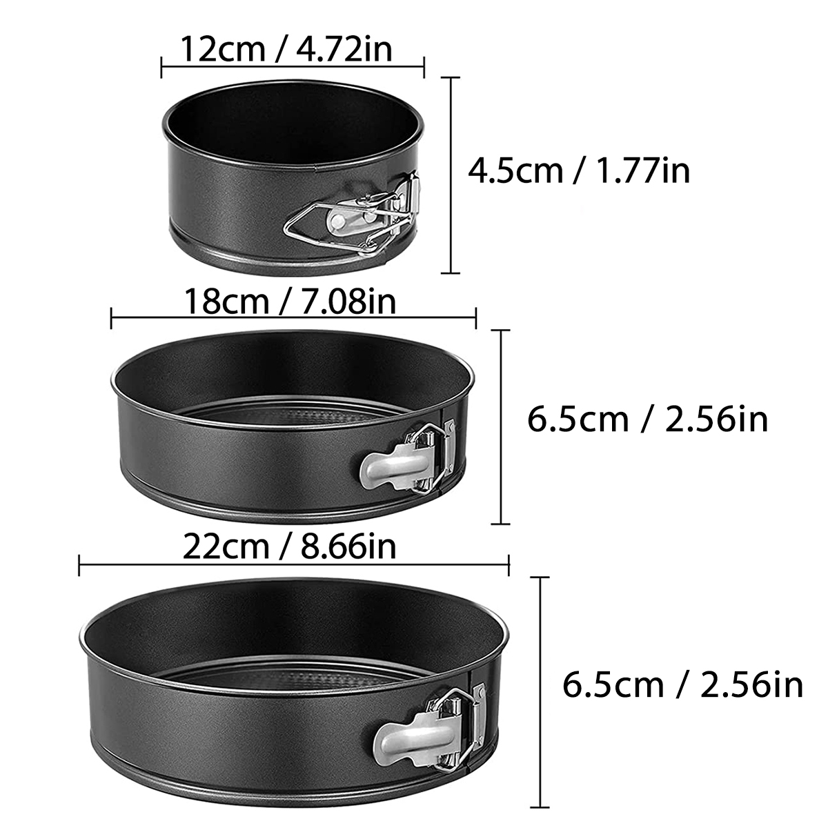 1 قطعة، 3 قطع مجموعة مقلاة الك - مراجعة Springform Pan Set وسعره
