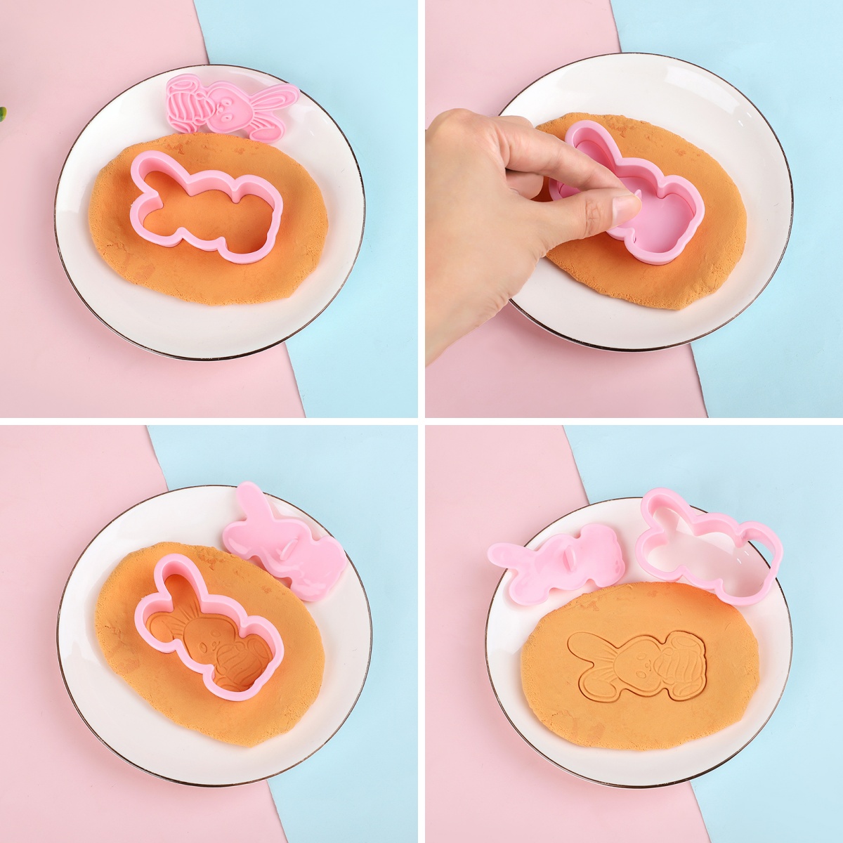 6 قطعة/المجموعة أرنب عيد الفصح - مراجعة Cookie Cutter Set وسعره