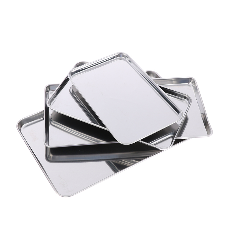طبق مستطيل من الفولاذ المقاوم  - مراجعة Kitchen Baking Tray Organiser وسعره