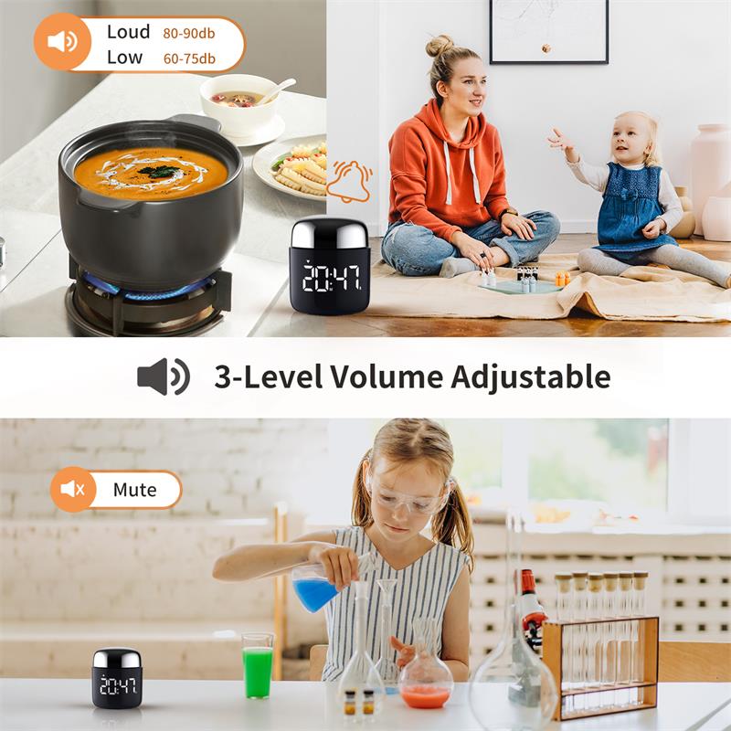 مؤقت مطبخ دوار بشاشة LED مع عد - مراجعة Kitchen Baking Timer وسعره
