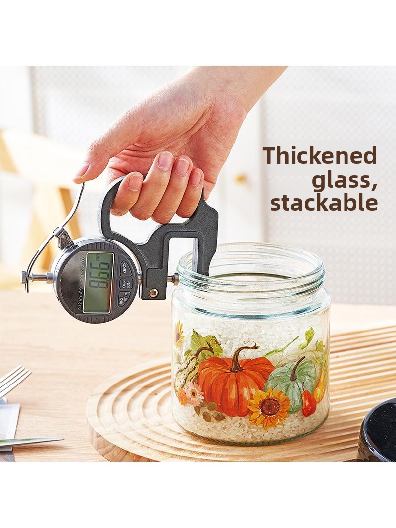 وعاء تخزين زجاجي سميك محكم الإ - مراجعة Kitchen Baking Canisters وسعره