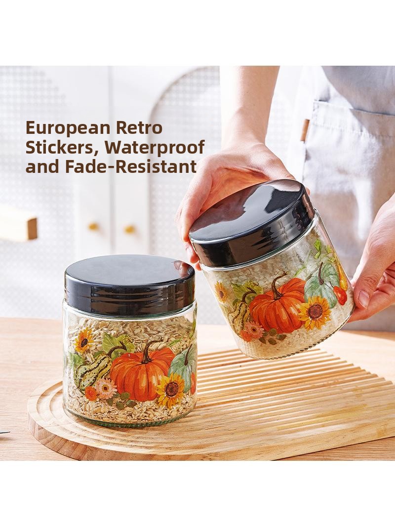 وعاء تخزين زجاجي سميك محكم الإ - مراجعة Kitchen Baking Canisters وسعره