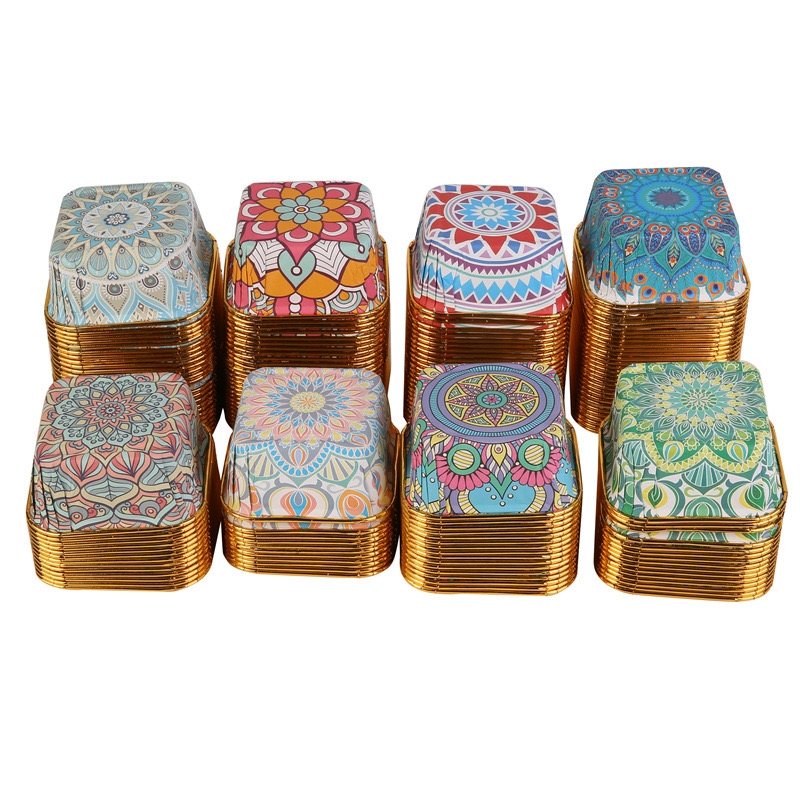 50 مجموعة من أكواب كب كيك مربع - مراجعة Kitchen Baking Paper وسعره