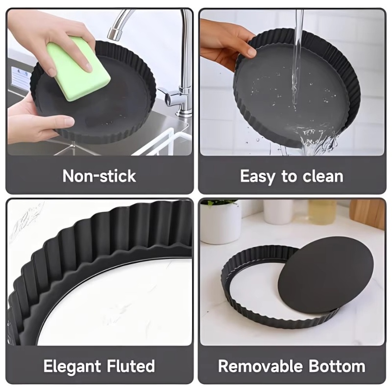 قالب تارت قابل للإزالة من الأس - مراجعة Kitchen Baking Trays وسعره