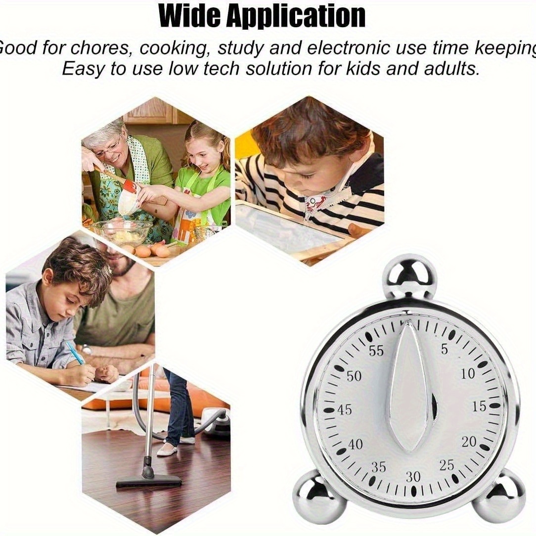 مؤقت ميكانيكي مرئي، ساعة العد  - مراجعة Kitchen Baking Timer وسعره