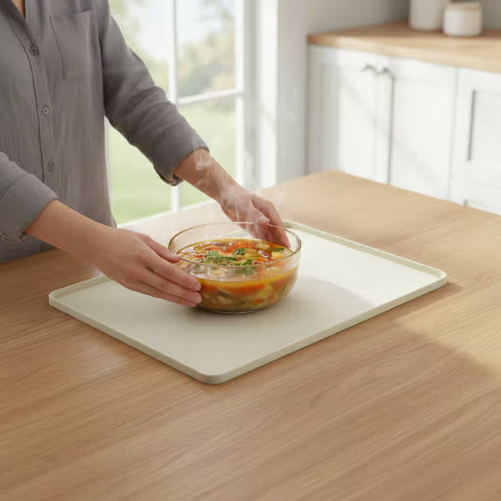 حصيرة سيليكون مرنة لحماية سطح  - مراجعة Kitchen Baking Trays وسعره