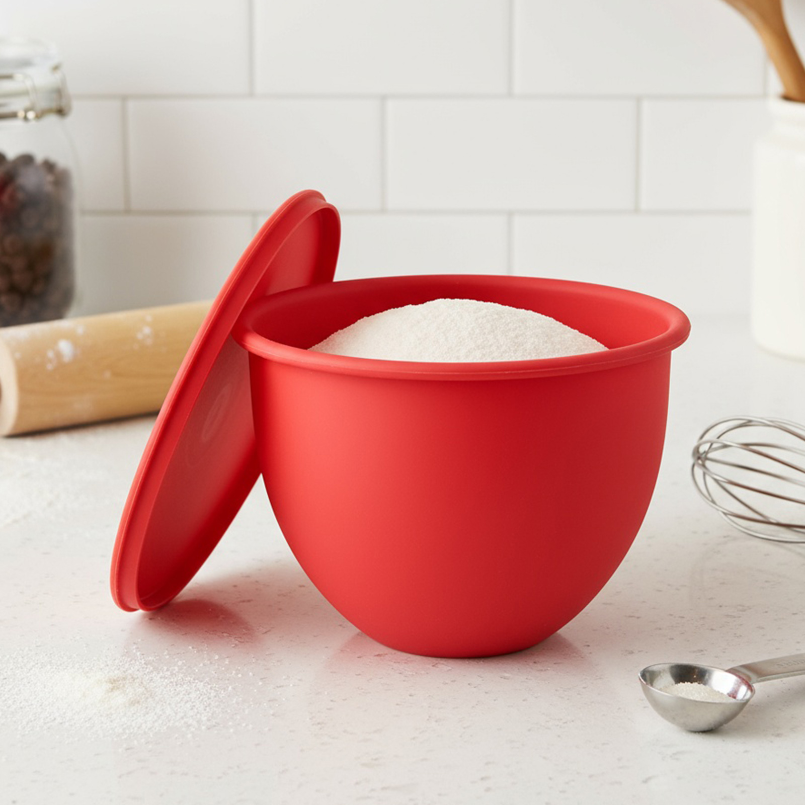 سيليكون بطانة خلاط مرفق وعاء س - مراجعة Kitchenaid Baking Bowl وسعره