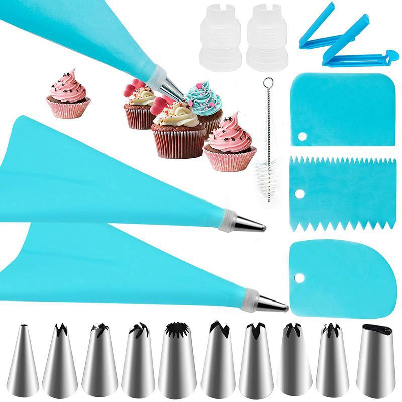 أدوات تزيين الكيك بالفوهة، معد - مراجعة Kitchen Baking Store وسعره