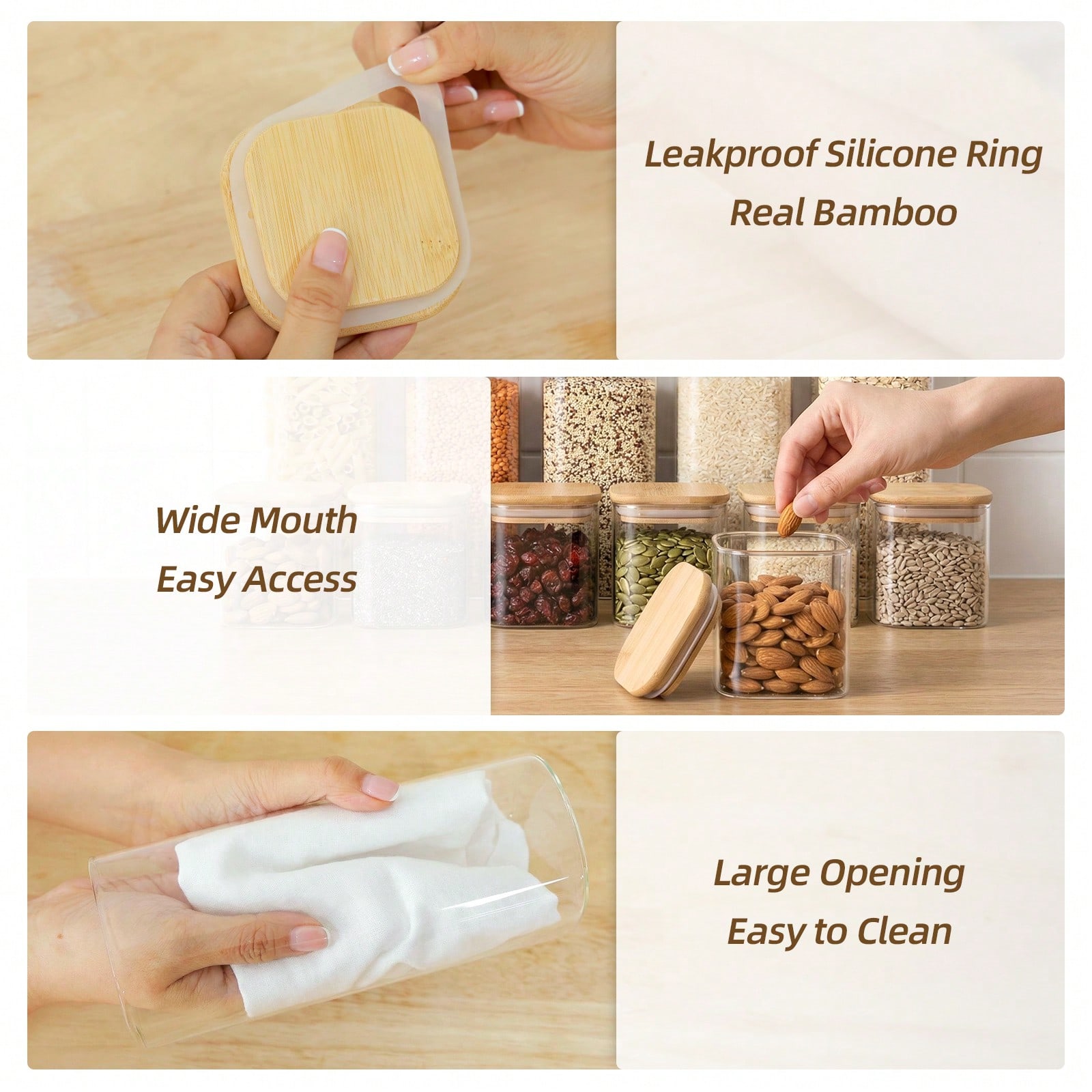 تومنك 12 قطعة من حاويات تخزين  - مراجعة Kitchen Baking Organization وسعره